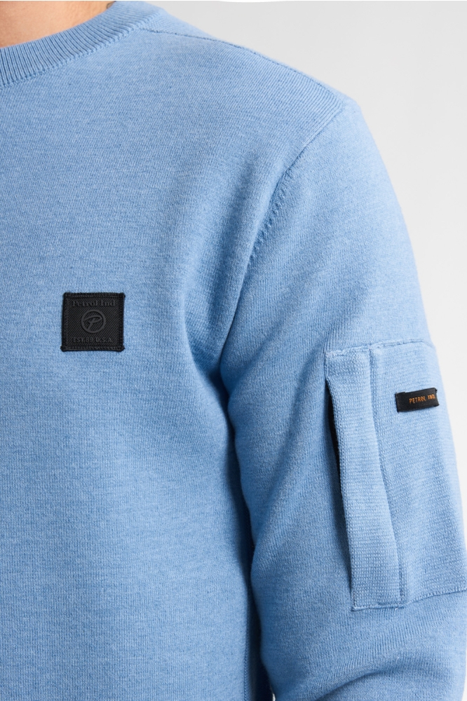 KNITWEAR ROUNDNECK M 3050 KWR249 5187 Pale Blue